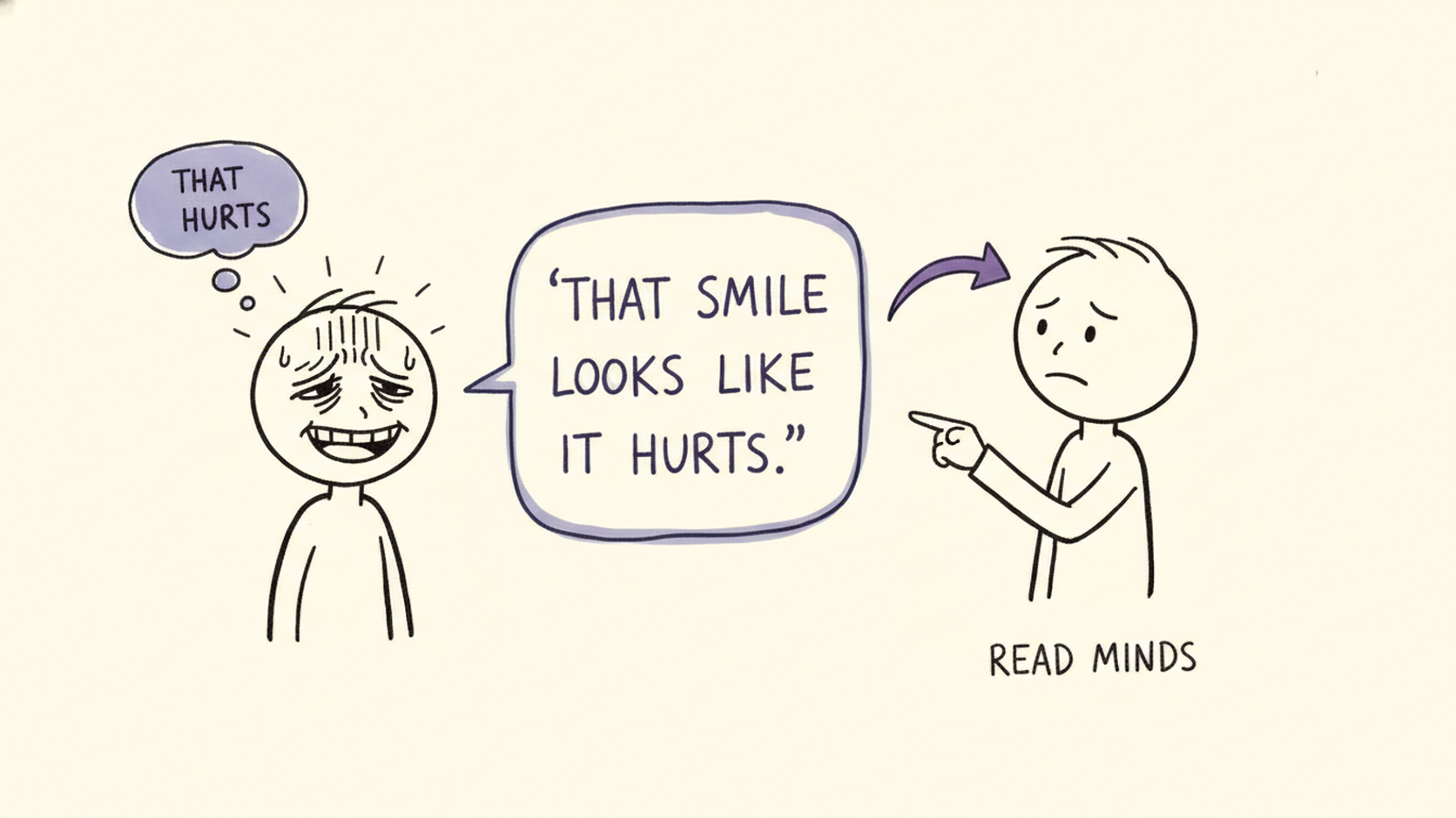 진심으로 괜찮은 거 맞아? 'That smile looks like it hurts.'로 마음 읽어주는 영어